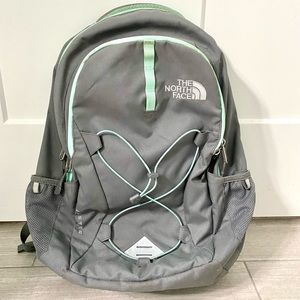 The North Face blue and grey jester backpack